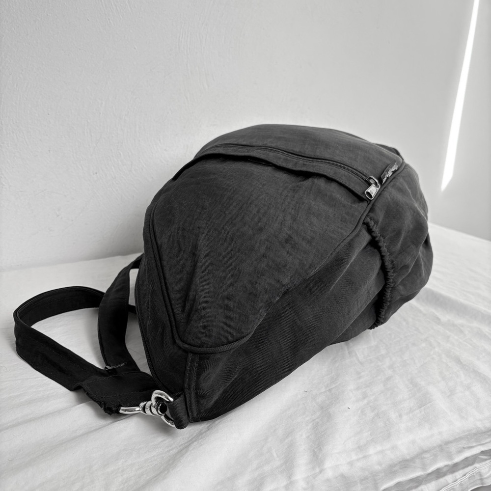 NORM THOMPSON LARGE Teardrop Black Nylon Sling Backpack Bag  Unisex TRAVEL - Picture 10 of 13